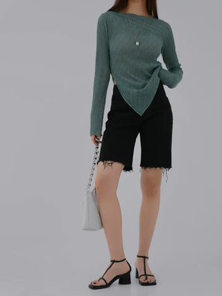 Burling quarter length cut denim pants