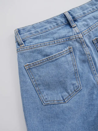 Burling quarter length cut denim pants