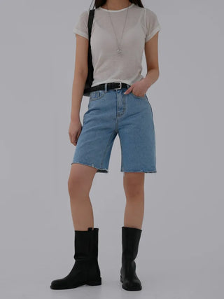 Burling quarter length cut denim pants