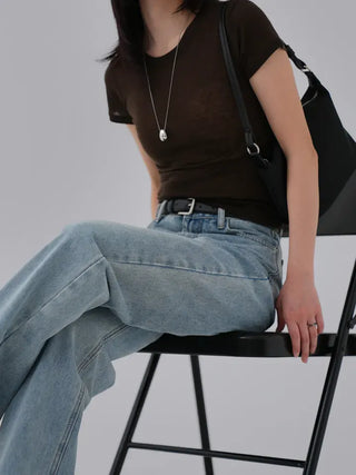 Bowen Straight Denim Pants