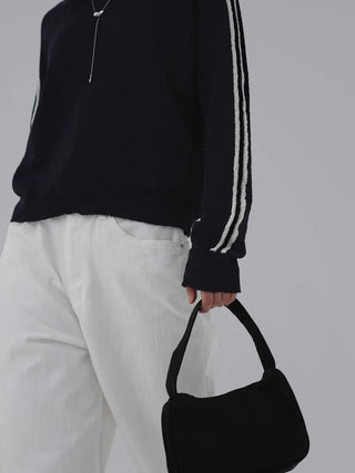 Yuming Raglan Color Block Knit