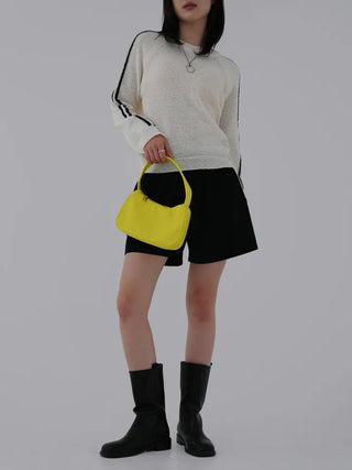 Yuming Raglan Color Block Knit