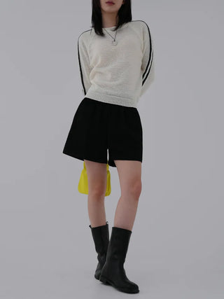 Yuming Raglan Color Block Knit