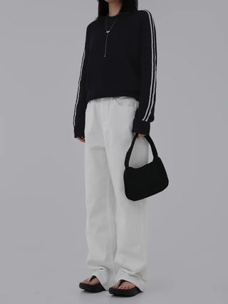 Yuming Raglan Color Block Knit