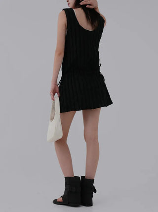 Aming sleeveless mini dress