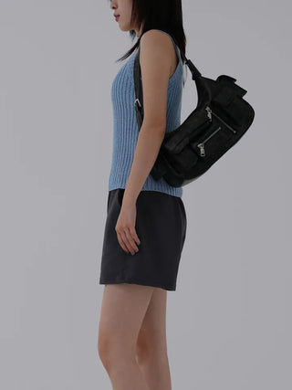Reu Ribbed U-Neck Sleeveless