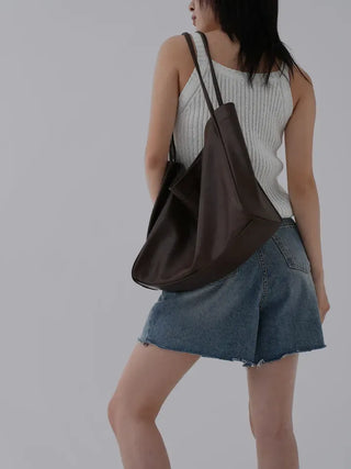 Reu Ribbed U-Neck Sleeveless