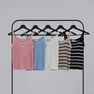 Reu Ribbed U-Neck Sleeveless