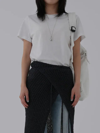 Viming Round Neck Basic Short Sleeve Tee