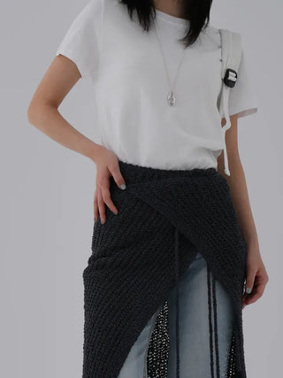 Viming Round Neck Basic Short Sleeve Tee