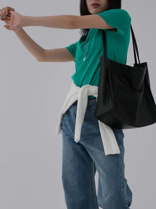 Viming Round Neck Basic Short Sleeve Tee