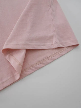 Viming Round Neck Basic Short Sleeve Tee