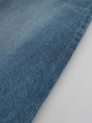 Benne flare denim long skirt
