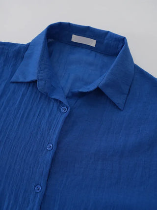 J.Lo Loose Fit Gauze Shirt