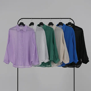 J.Lo Loose Fit Gauze Shirt