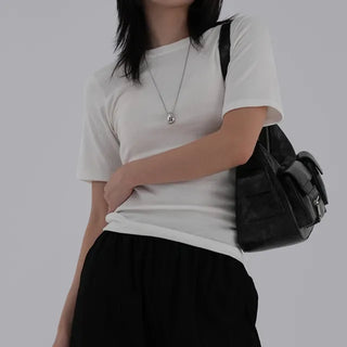 Bmu Rayon Slim Short Sleeve Tee