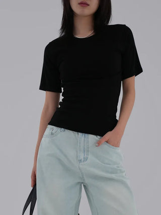 Bmu Rayon Slim Short Sleeve Tee