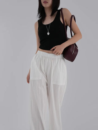 Laning Rustling Elastic Pants