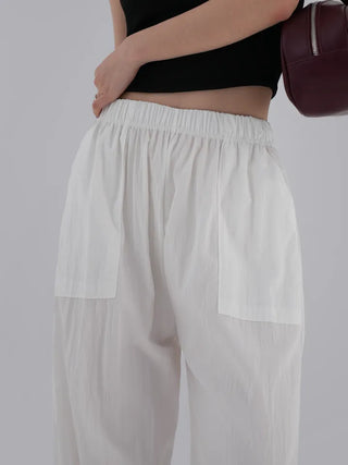Laning Rustling Elastic Pants