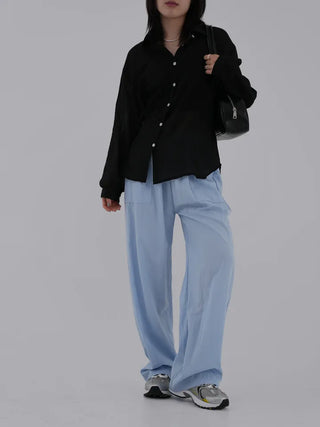 Laning Rustling Elastic Pants