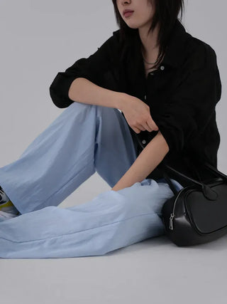 Laning Rustling Elastic Pants