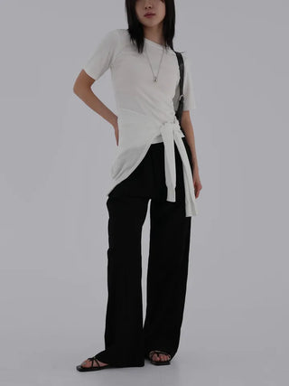Laning Rustling Elastic Pants