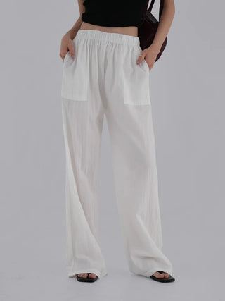 Laning Rustling Elastic Pants