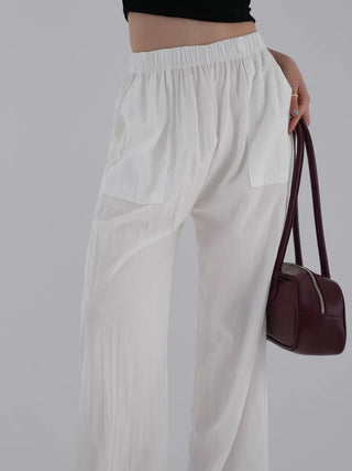 Laning Rustling Elastic Pants
