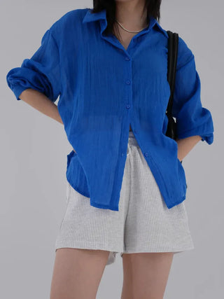 Dion Waffle Elastic Waist Shorts