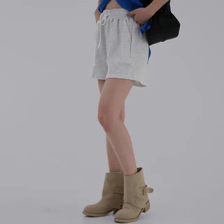 Dion Waffle Elastic Waist Shorts