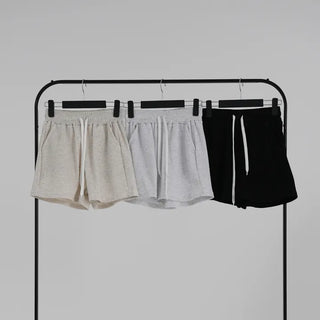 Dion Waffle Elastic Waist Shorts