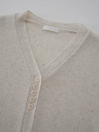 Denny V-neck One-button Cardigan