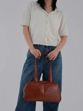 Dalu Collar Short Sleeve Cardigan