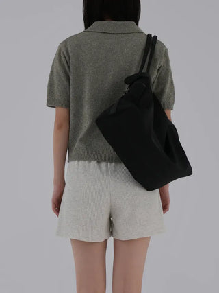 Dalu Collar Short Sleeve Cardigan