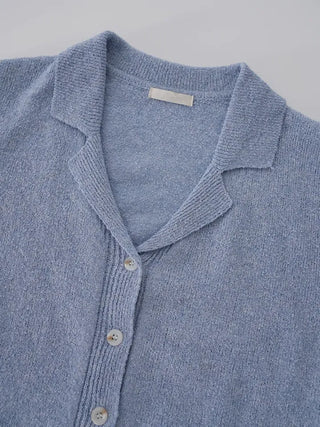 Dalu Collar Short Sleeve Cardigan