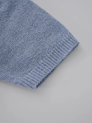 Dalu Collar Short Sleeve Cardigan