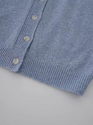 Dalu Collar Short Sleeve Cardigan