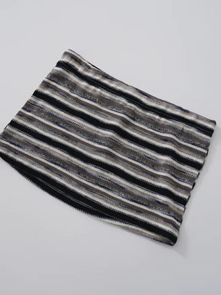 Voguing Stripe Color Block Knit Top