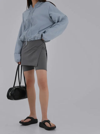 Jenu String Zip-Up Hoodie