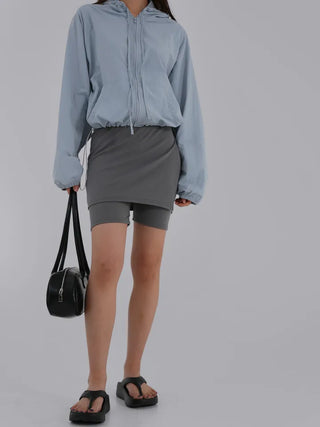 Jenu String Zip-Up Hoodie