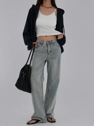 Jenu String Zip-Up Hoodie