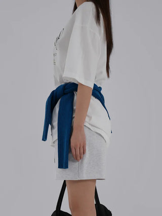 Zaini Print Oversized Short Sleeve Tee