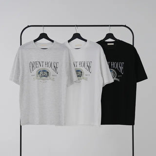 Zaini Print Oversized Short Sleeve Tee