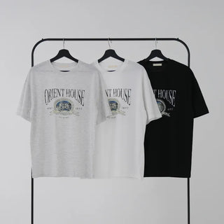 Zaini Print Oversized Short Sleeve Tee