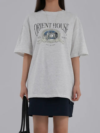 Zaini Print Oversized Short Sleeve Tee