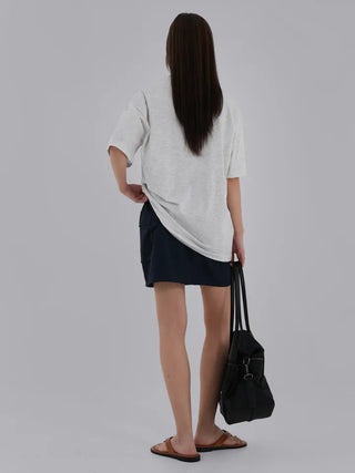 Zaini Print Oversized Short Sleeve Tee
