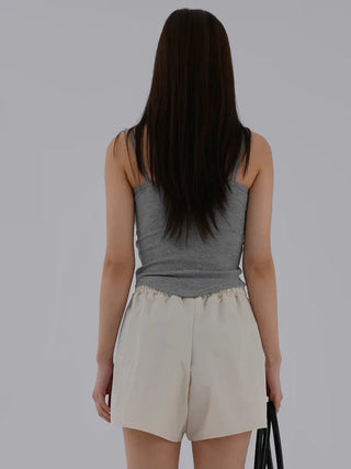 Naring Ribbed Button Sleeveless