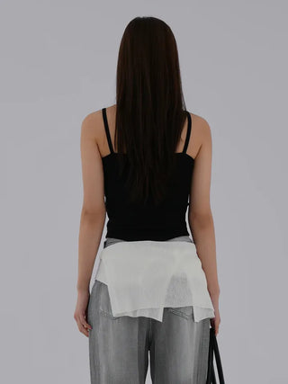 Naring Ribbed Button Sleeveless