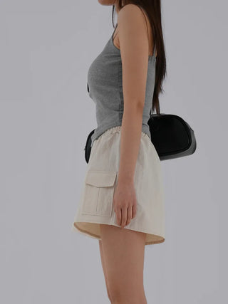 Naring Ribbed Button Sleeveless