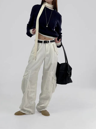 Fore Round Neck Cable Knit